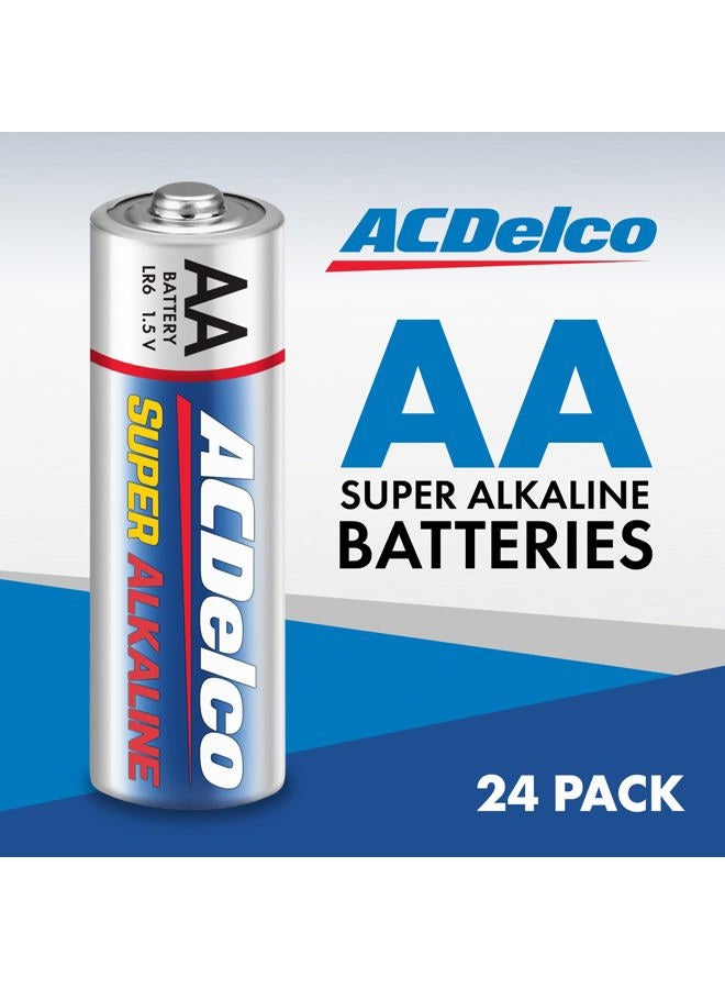 PowerMax ACDelco 24-Count Double AA Batteries, Maximum Power Super Alkaline Battery, 10-Year Shelf Life, Reclosable Packaging - Image 2