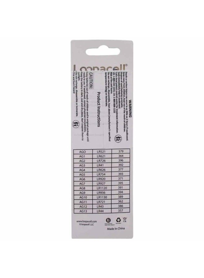 Loopacell LR44 AG13 357 303 SR44 Battery 1.5V Button Coin Cell 20 Batteries - Image 3