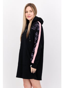 Women Hood Neck Graphic Print Hoodie Sweater Dress, Black - pzsku/Z1C90FF2D9A820A20DF9CZ/45/_/1737641881/62aee5ea-05ab-4376-94e1-a11620c87647