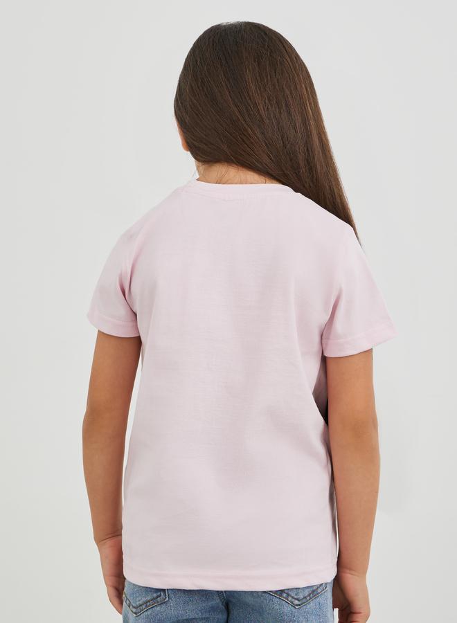 ستايلي تيشيرت ستايلي بطبعة جرافيك ورقبة دائرية - Image 4