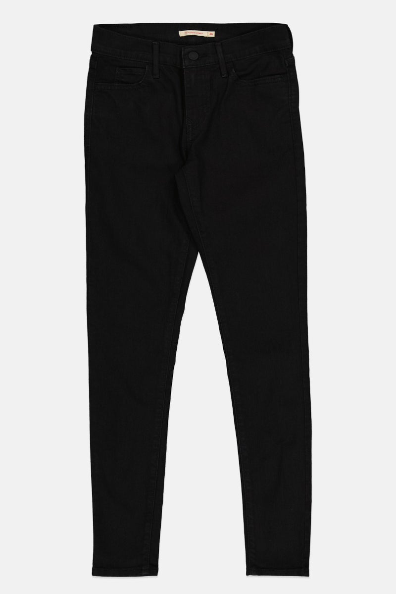 Levi's جينز نسائي ضيق للغاية بلون أسود قابل للتمدد - Image 2