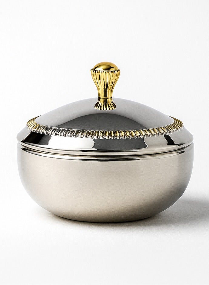 Luxury Silver Single Steel Dates, 13 cm