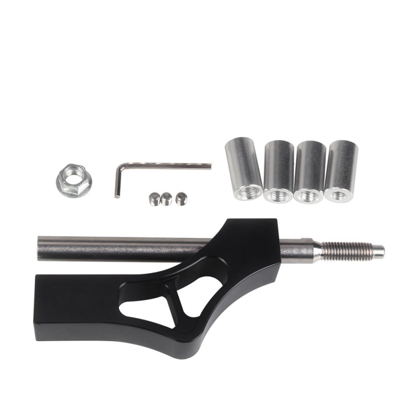 Adjustable Gear Shift Knob Extender: Premium Aluminum, Anti-Rust Anti-Corrosion, Highly Adjustable Height & Rotatable Offset Elbow - Gear Shift Knob Extender for Car Use with M8*1.25, M10*1.25, M10*1. - Image 4