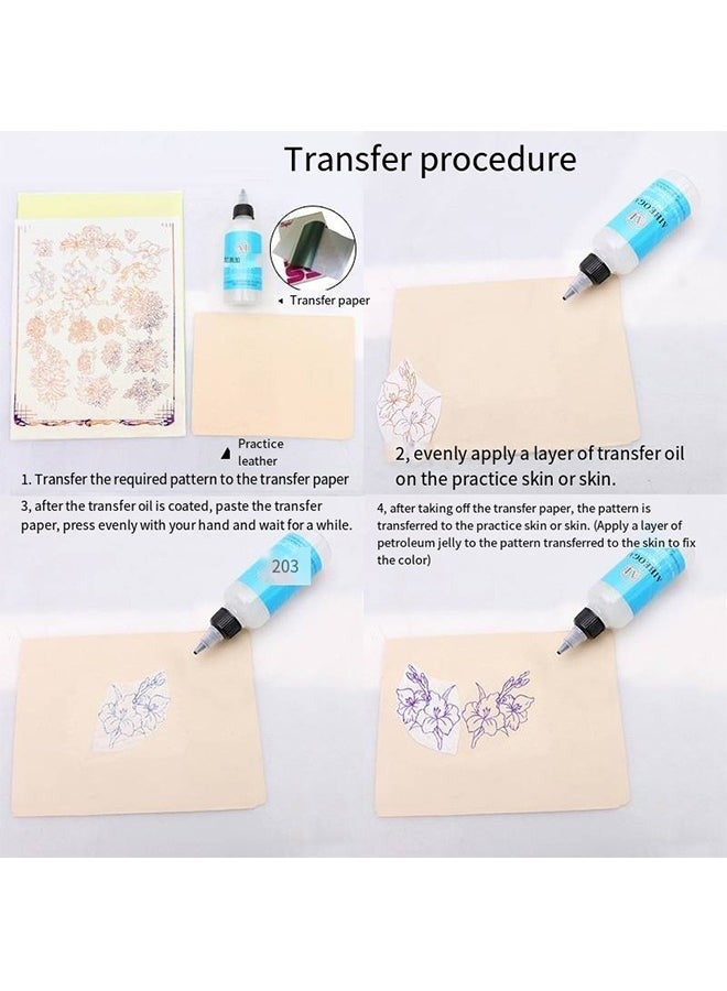 إيه إل Stencil Stuff - Tattoo Setncil Gel ، قالب قاعدة معجون شبه دائم لنقل الوشم معجون نقل معجون مناسب لنقل ورق الوشم الملحقات 30 مل - Image 5