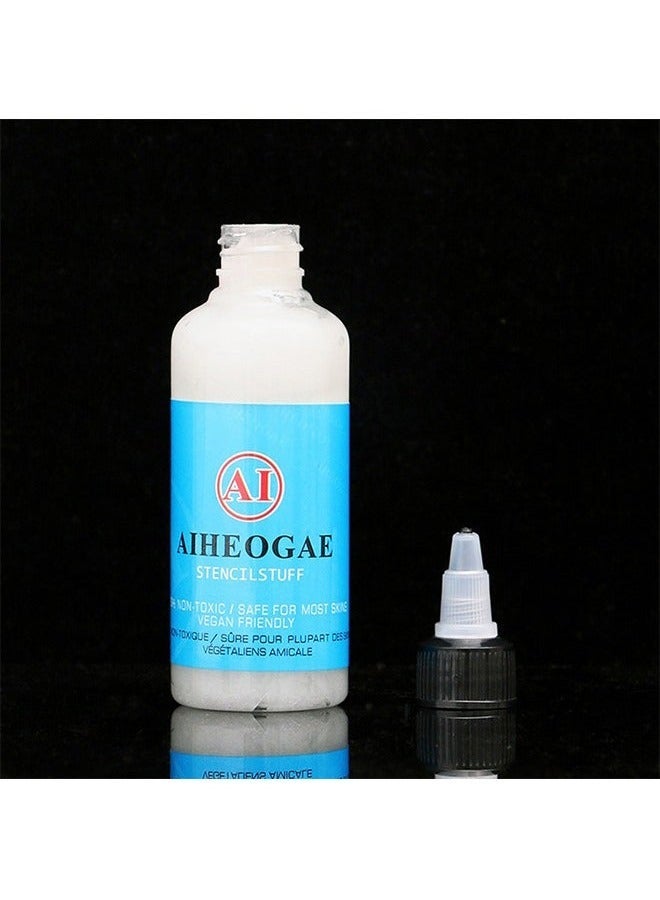 إيه إل Stencil Stuff - Tattoo Setncil Gel ، قالب قاعدة معجون شبه دائم لنقل الوشم معجون نقل معجون مناسب لنقل ورق الوشم الملحقات 30 مل - Image 4