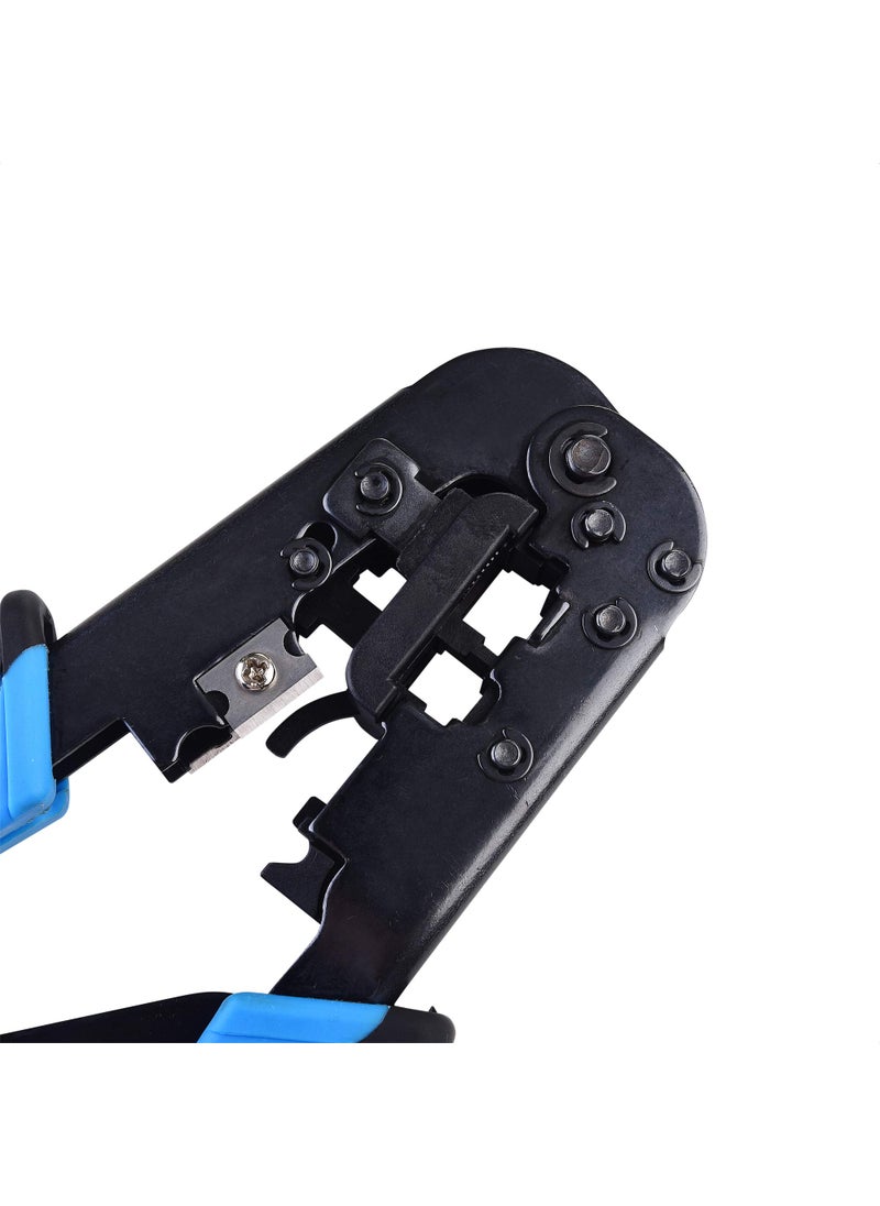 Cable Matters Cable Matters Modular RJ45 Crimp Tool (Ethernet Crimper) with Built-in Wire Cutter and Stripper - 10-Pack Cat6 RJ45 Connectors Included  - Image 5