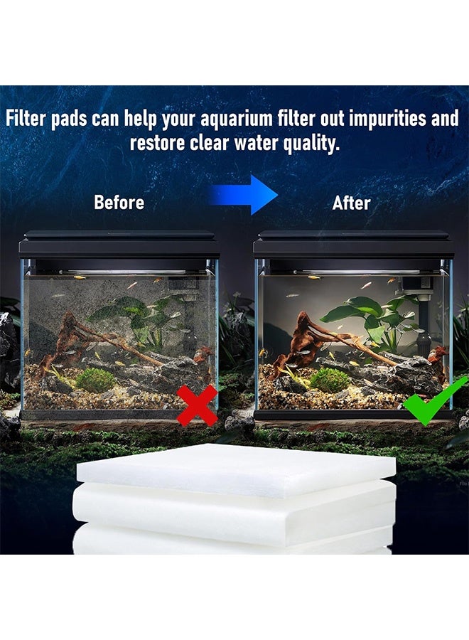 GMORO Aquarium Filter Pad, Cut to Size Fish Tank Sponge, 100cm x 40cm, Wool Media Filter Foam for Aquariums and Ponds, Suitable for Freshwater and Saltwater - Image 4