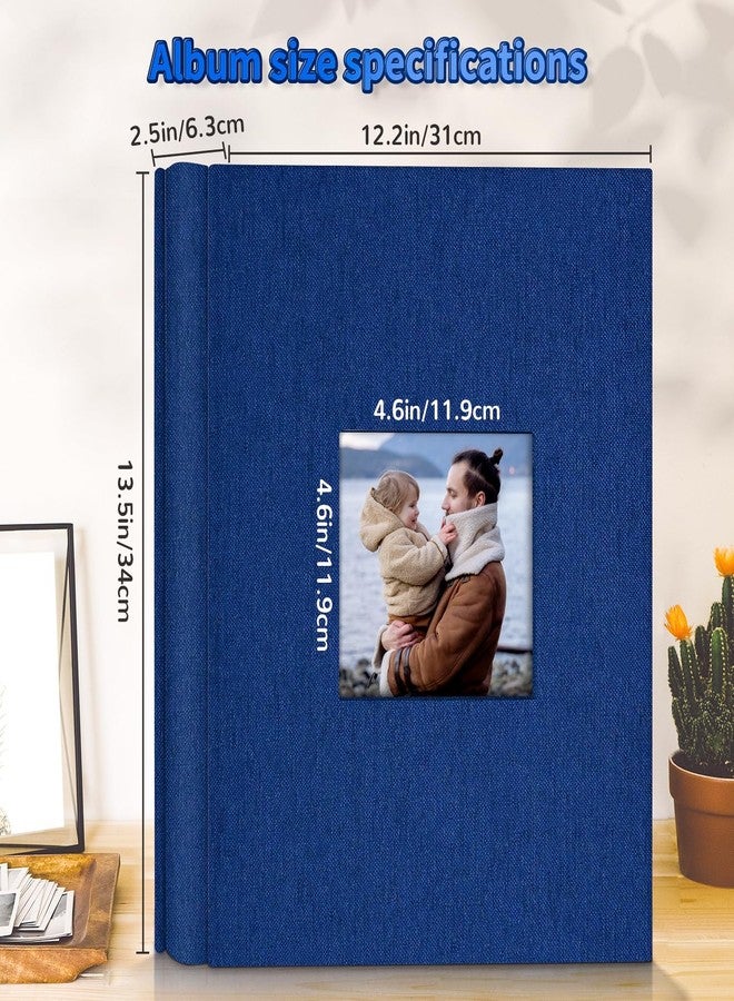 Artfeel ألبوم صور Artfeel مقاس 4x6 بوصة مع 600 جيب، ألبومات صور قابلة للإدخال، كتاب ذكريات بغلاف من الكتان مع نافذة أمامية، كتاب صور عمودي بصفحات بيضاء لحفلات الزفاف، والعائلة، والذكرى السنوية، والأطفال، والإجازات - Image 3