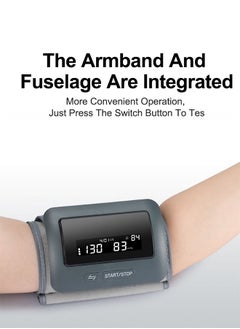Sharpdo Blood Pressure Monitor Upper Arm With One Piece Design Digital BP Machine For Home Use With Cuff Size 22cm-32cm  Portable Meter  - Image 3