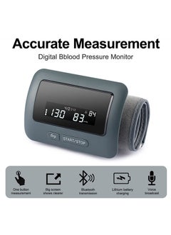 Sharpdo Blood Pressure Monitor Upper Arm With One Piece Design Digital BP Machine For Home Use With Cuff Size 22cm-32cm  Portable Meter  - Image 5
