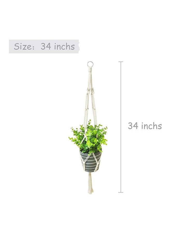 Antikiano Macrame Indoor Wall Hanging Shelf Hand Woven Bohemian Décor 76-86  - Image 5