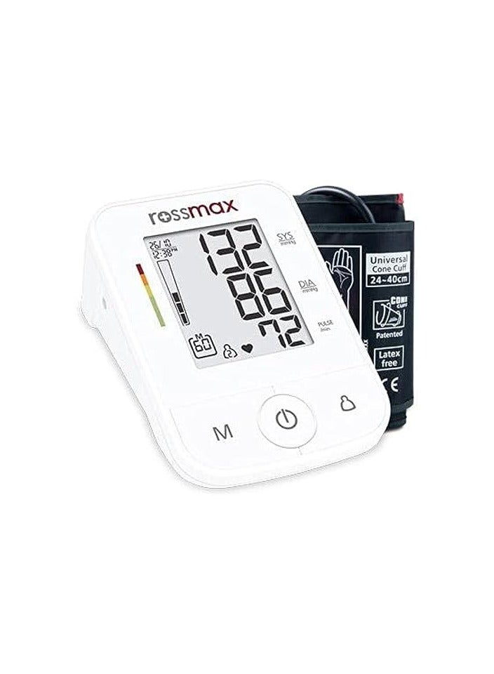 روزماكس روس ماكس جهاز قياس ضغط الدم X3 – أوتوماتيكي لقياس الضغط من الذراع – دقيق وسهل الاستخدام – للمتابعة المنزلية - Image 1