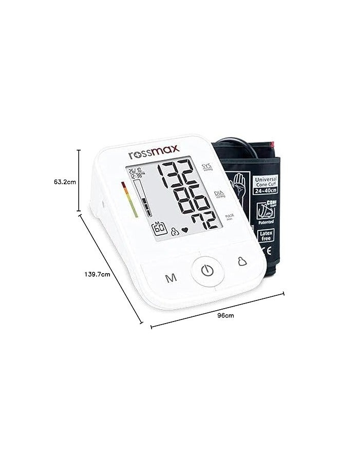 روزماكس روس ماكس جهاز قياس ضغط الدم X3 – أوتوماتيكي لقياس الضغط من الذراع – دقيق وسهل الاستخدام – للمتابعة المنزلية - Image 2