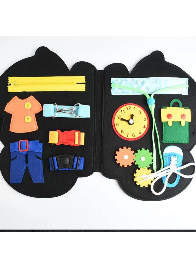 Cpc Ce Certification Felt Busy Learning Children's Board Dressing Board Early Education Educational Toys
