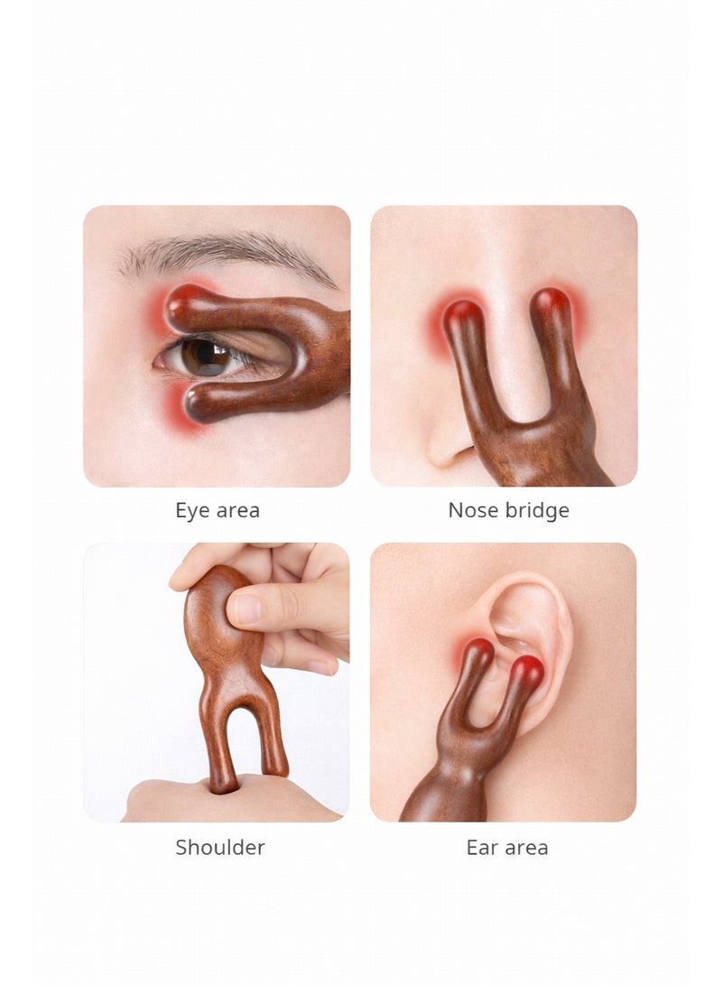 No Label Facial Massage Tool for Face and Scalp – Acupressure Face Massager for Nose, Eyes and Head Relaxation (1 Piece) - Image 3