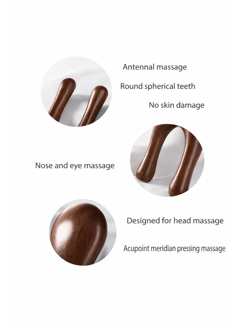 No Label Facial Massage Tool for Face and Scalp – Acupressure Face Massager for Nose, Eyes and Head Relaxation (1 Piece) - Image 2