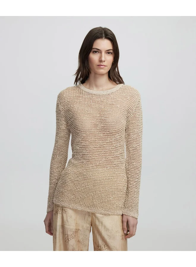Openwork Knit Sweater