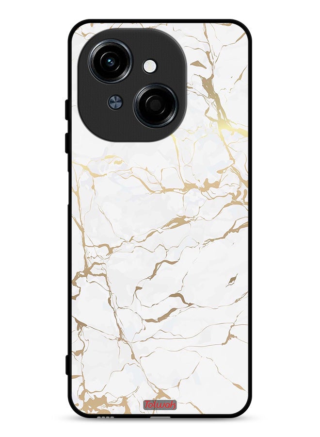 Tolwak Tecno Spark Go 1 4G Protective Case Cover Marble Pattern - Image 1