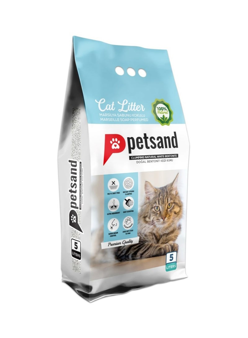 Petsand Clumping Cat Litter - Soap 5 L