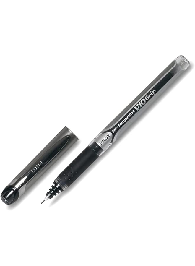بايلوت قلم حبر Bxgpn V10 B 1.0 مم Hi Tecpoint Grip Roller Ball باللون الأسود - Image 1