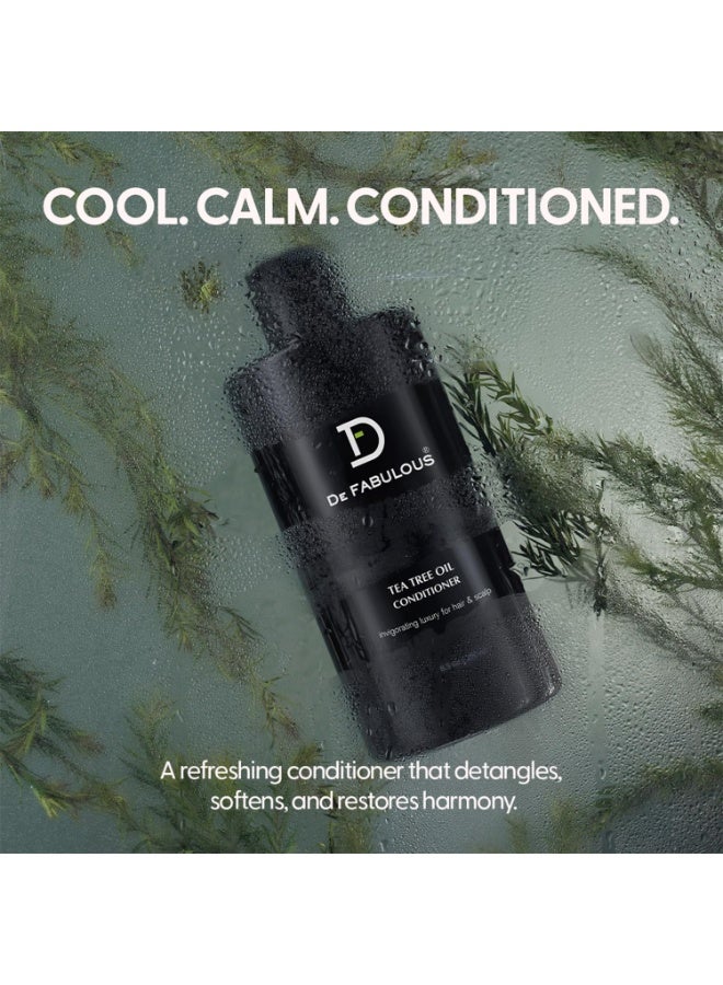 De Fabulous Tea Tree Oil Conditioner-250 ml |All hair types | Scalp Health | Sulphate Free - Image 4