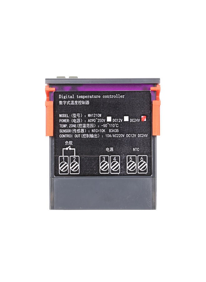 نيبمينينت جهاز تحكم في درجة الحرارة رقمي ذكي للكمبيوتر الدقيق MH-1210W مع استشعار رمادي / أورانج - Image 4