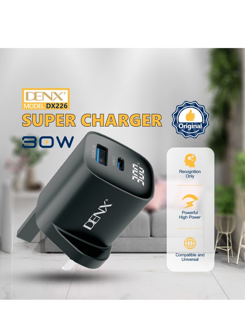 Denx 30W Dual Port USB-C PD Wall Charger  - Image 5