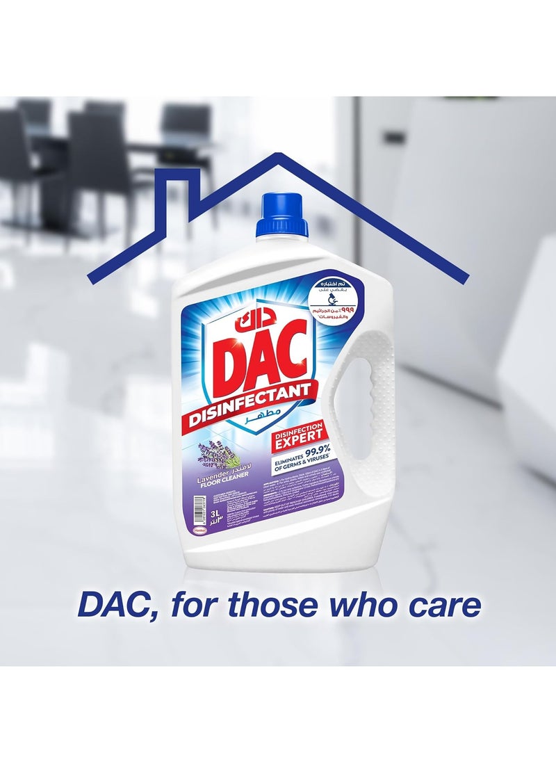 Dac Disinfectant Lavender Liquid Cleaners, 3L  - Image 4