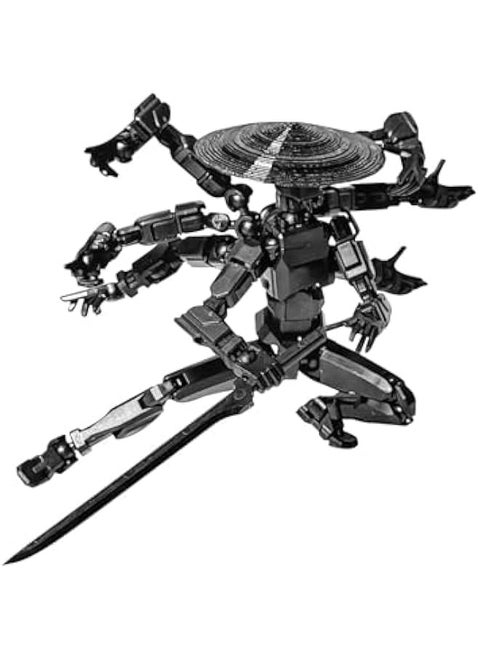 T13 Action Figure, 3D Printed Human Body Model, Chivalrous Person 13 Action Figure,Multi-Joint Movable Robot, PVC Model Full Body Mobile Robot Desktop Decoration