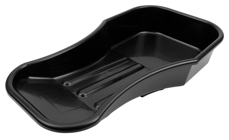 Performance Tool W4073 Heavy Duty 2.8 Quart Oil Drain Pan with Splash Guard and Tapered Spout for Lawn Equipment and Motorcycles - Image 2