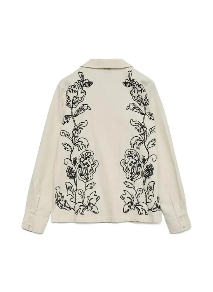 VERO MODA CALLIOPE Long Sleeve Button Down SHIRT