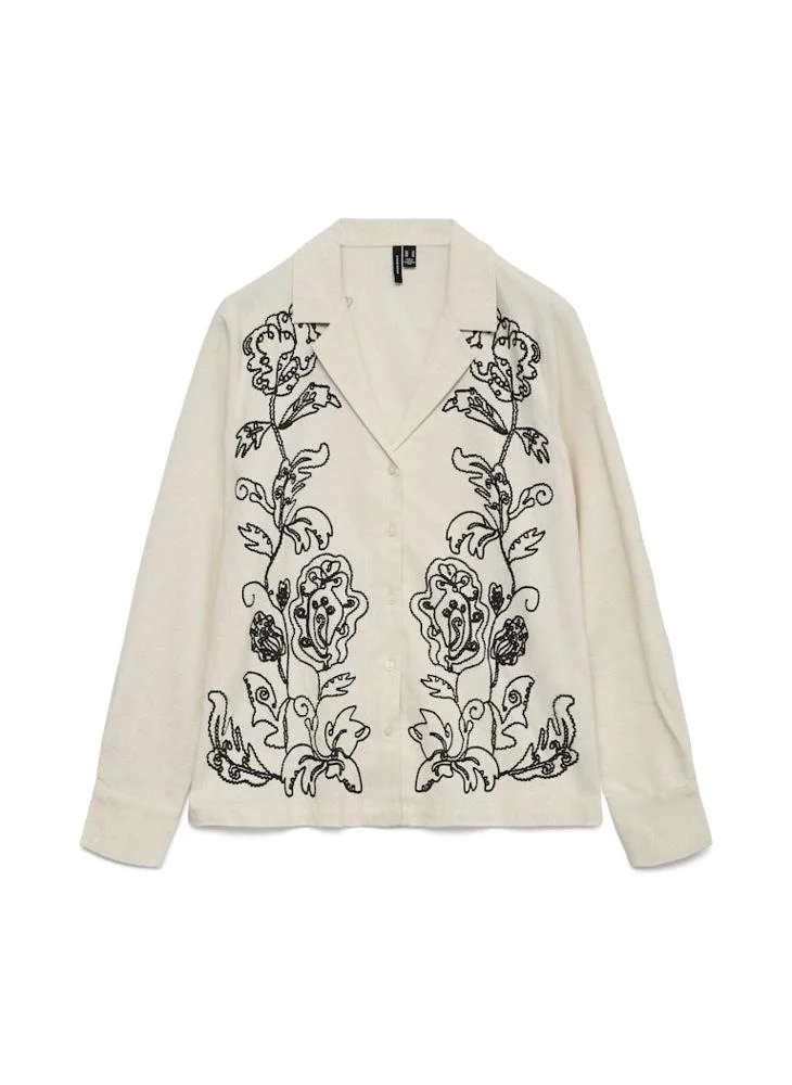 VERO MODA CALLIOPE Long Sleeve Button Down SHIRT