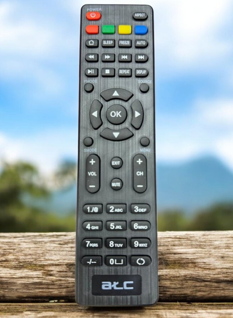 ايه تي سي جهاز تحكم عن بعد عالمي للتلفزيون الذكي مع أزرار تنقل متعددة الألوان - Image 4