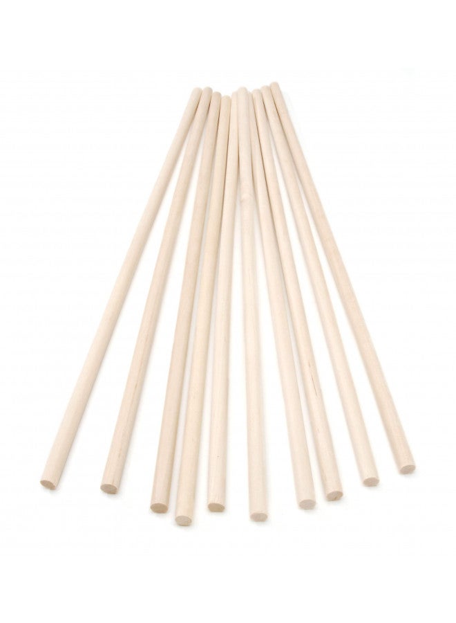 Darice Dowel Rod - Wood - 1/4 x 12 inches - 10 pieces - Image 1