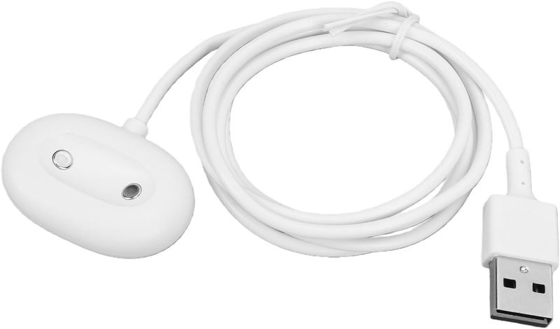 شاحن Zopsc المناسب، كابل USB ثنائي السنون، قاعدة شحن جانبية للساعة الذكية (أبيض) - Image 5