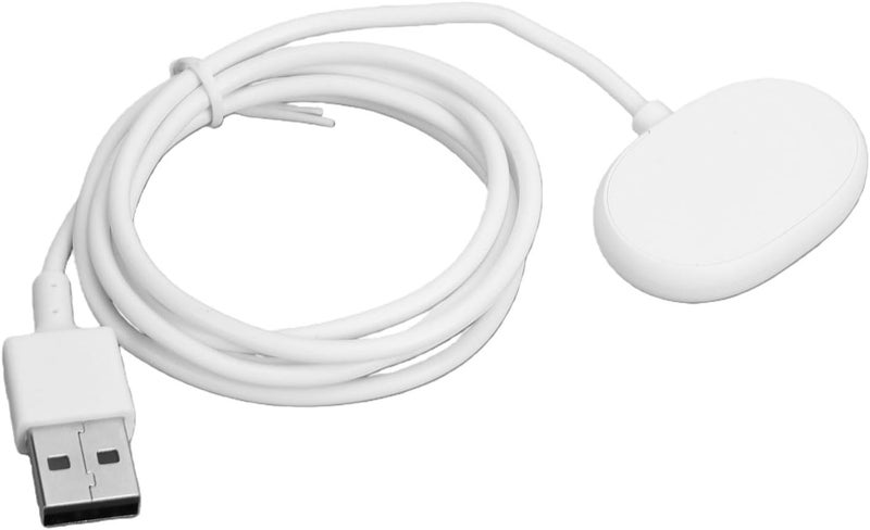 شاحن Zopsc المناسب، كابل USB ثنائي السنون، قاعدة شحن جانبية للساعة الذكية (أبيض) - Image 4
