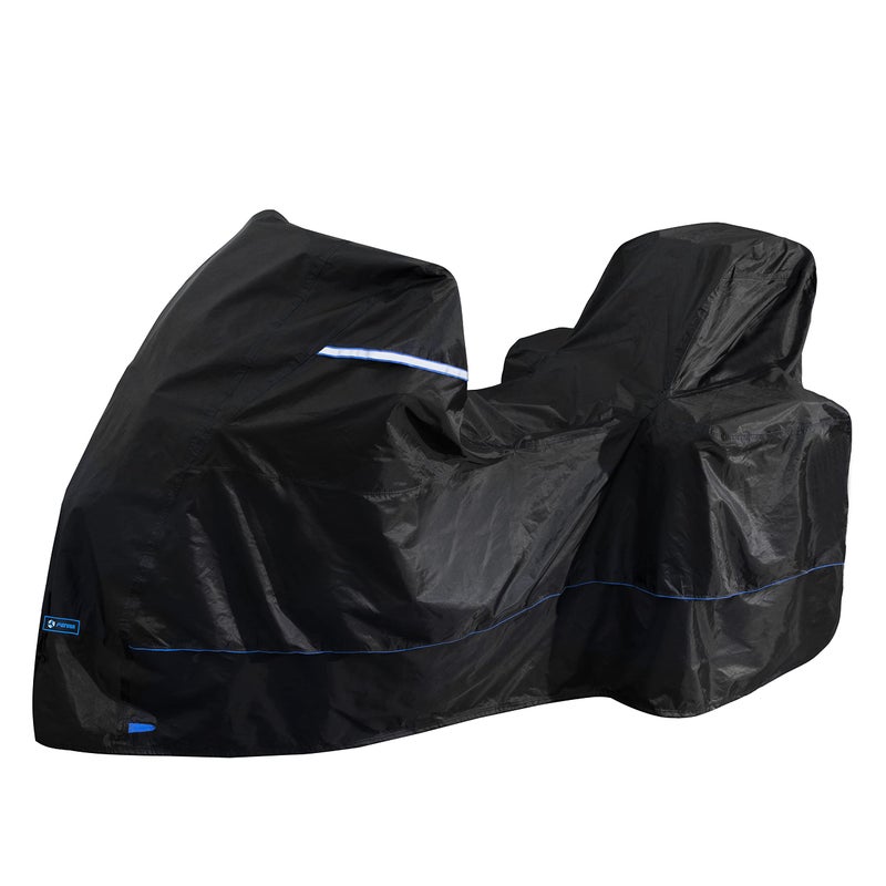 FENRIR 420D 90 INCH Motorcycle Cover Waterproof Outdoor Storage Compatible with BMW R1300GS R1250GS KTM Adventure Honda Africa Twin Nt1100 Yamaha Tracer Suzuki VStrom Kawasaki Versys Triumph Tiger