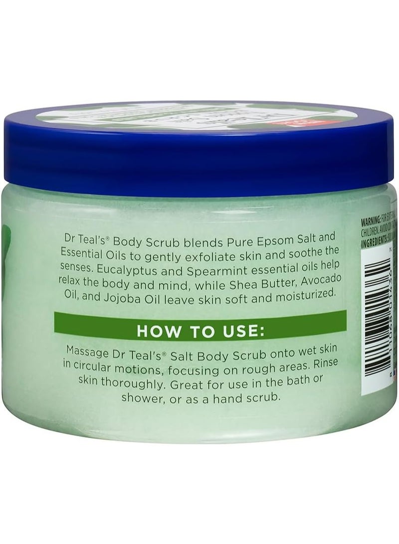 دكتور تيل مقشر الجسم بملح إبسوم من دكتور تيلز، الأوكالبتوس والنعناع، ​​454 غرام - Image 2