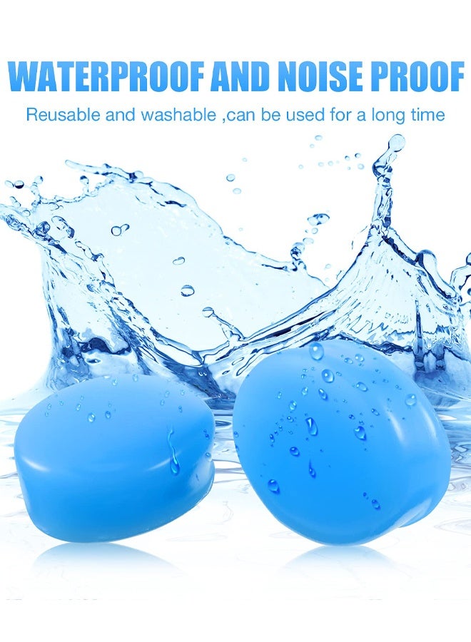 14 Pairs Silicone Ear Plugs For Sleeping Soft Reusable Moldable Silicone Earplugs Gel Ear Plugs Noise Cancelling Earplugs With Case For Swimming, Snoring, Concert, Airplane - Image 2