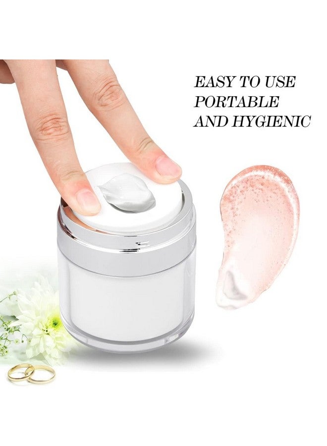 BH PLAST Airless Pump Jar, 1Pcs Cream Jar, Vacuum Bottle, Lotion Dispenser with Pump, Plastic - Image 2