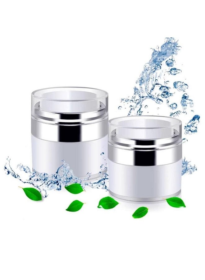 BH PLAST Airless Pump Jar, 1Pcs Cream Jar, Vacuum Bottle, Lotion Dispenser with Pump, Plastic - Image 4