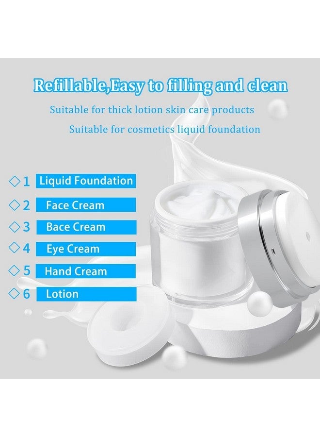 BH PLAST Airless Pump Jar, 1Pcs Cream Jar, Vacuum Bottle, Lotion Dispenser with Pump, Plastic - Image 5