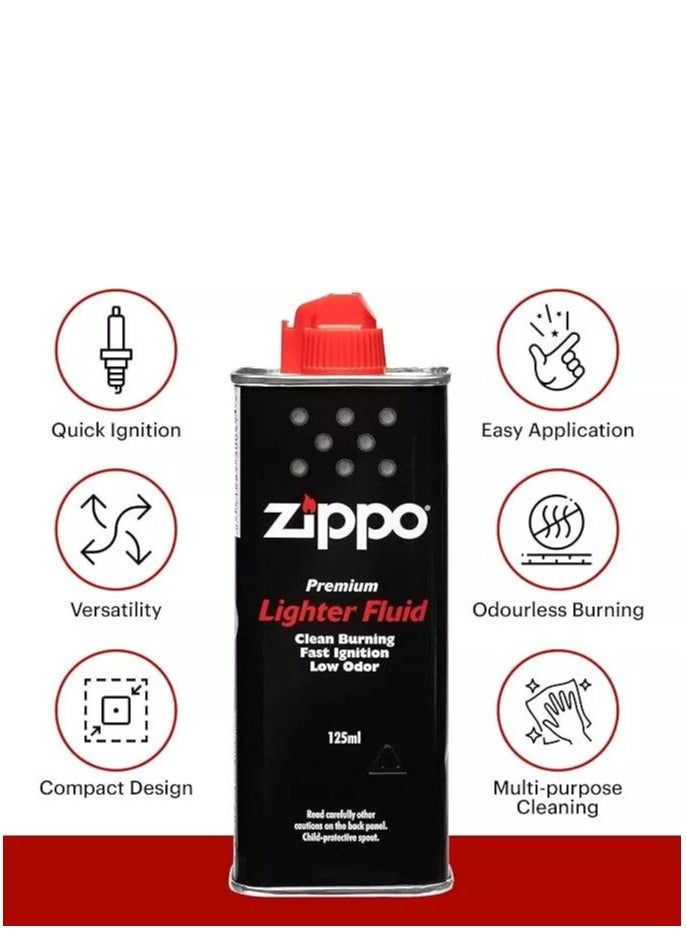 Zippo Pack of 1 - Zippo Lighter Fluid 125ml | Premium Quality for Long-Lasting Use  - Image 3