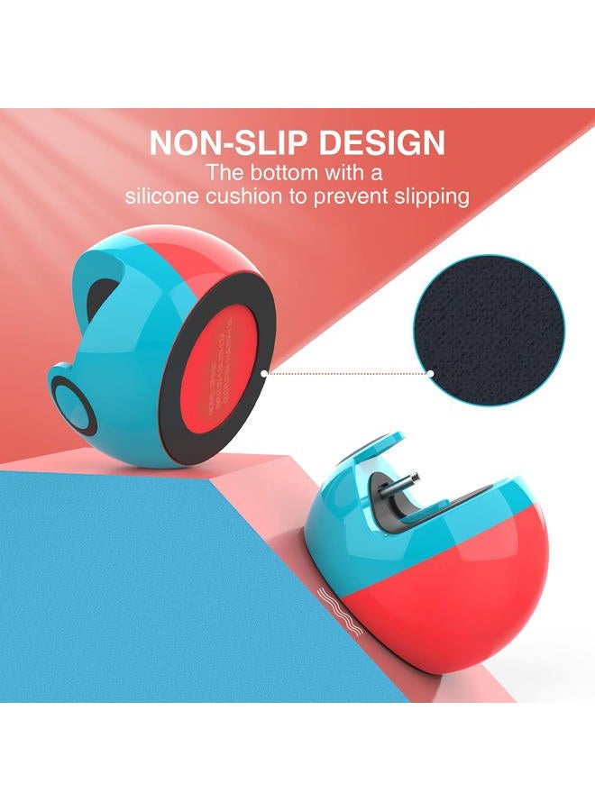 HEIYING Switch Charging Dock for Nintendo Switch/Lite/OLED,Portable Carrying Charging Station with Classic Colors Neon Blue & Neon Red - Image 3
