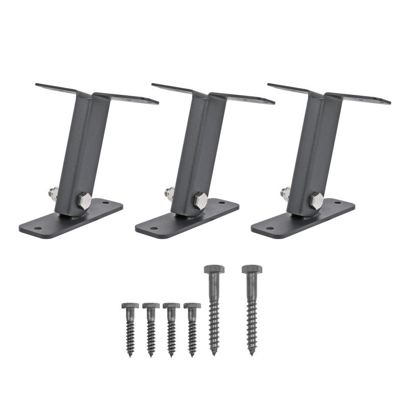 Roof Riser Bracket 6 Inch Adjustable 0-90 Degrees - Heavy Duty Stainless Steel Construction for Outdoor Pergola Deck Terrace Roof Structures - Image 1