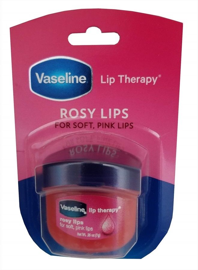 Vaseline , Rosy Lips, Lip Therapy.25 OZ, (Pack of 3), Violet, 75.0Ounce - Image 1