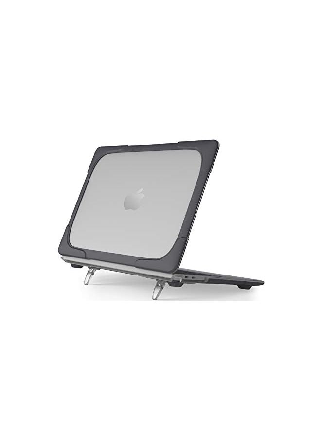 MacBook Air 13 Inch Case 2020 2019 2018 Release A2337 M1 A2179 A1932, Heavy Duty Slim Hard Shell Protective Cover with Fold Kickstand for MacBook Air 13 Retina with Touch ID -Black - pzsku/Z1C9363946992D3FFB8F1Z/45/_/1693466187/6dfa51a5-f46a-4c74-9f5c-e3edc9d19525