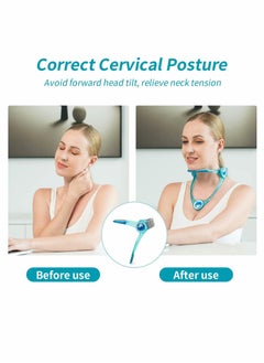 Y&D Neck Corrector,Neck Stretcher,Neck Brace,TERRIFI 360 Degree Adjustable Cervical Collar,Relieve Pressure in Spine and Preventing Cervical,Neck Posture Corrector  - Image 3