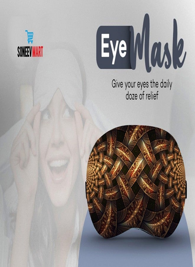 SONEEV MART قناع العين الجل الفاخر من سونيف مارت للاسترخاء المهدئ وتخفيف التوتر، قابل لإعادة الاستخدام، ومثالي للعلاج البارد، لعلاج انتفاخ العينين والهالات السوداء والصداع. - Image 4