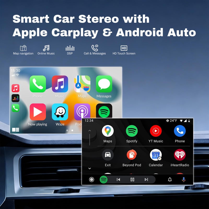 Alikali 2+32G 9inch Car Stereo for Kia Forte 2013-2018 w/GPS Navigation 2017 2016 2015 2014 with Carplay Android 13 Auto Double Din Touchscreen Car Radio Receiver Backup Camera - Image 3